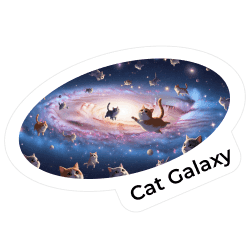 Cat Galaxy sticker